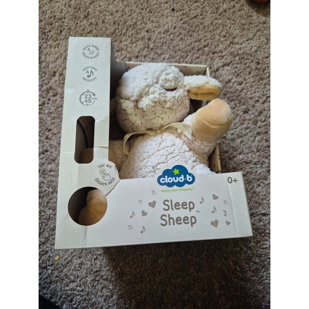 Cloud B Beige Sleep Sheep New In Box Soothing Sounds